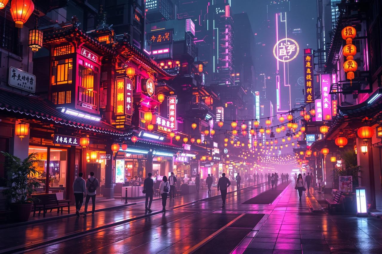 免费看影视-赛博朋克美学:当东方遇见未来